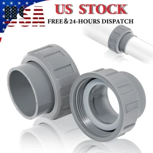 2 Pack 006723F 2" PVC Connector for Raypak Pool Heater Parts R185A R265A R335A - Picture 1 of 9