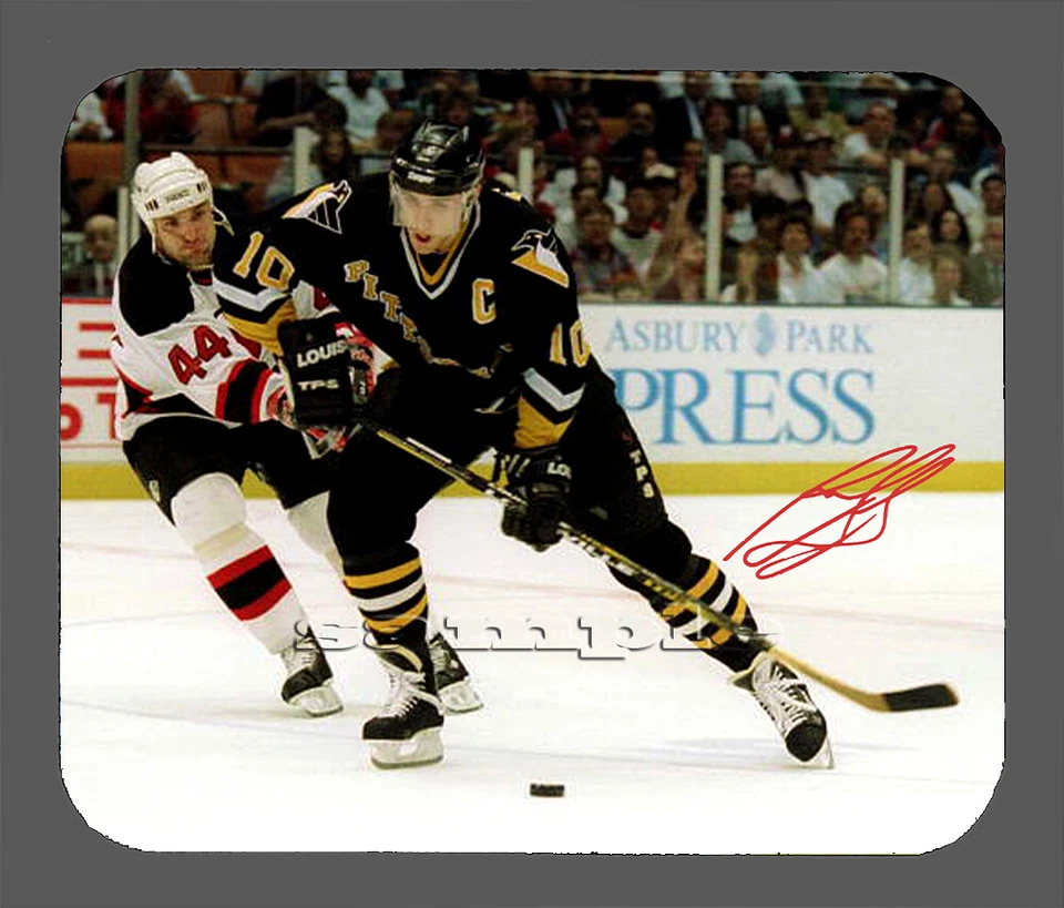 Alfombrilla de ratón autografiada facsímil Ron Francis Pittsburgh Penguins artículo #5081 Foto 1 de 1