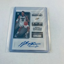 F78951  2018-19 Panini Contenders Draft Picks #114 Vincent Edwards AUTO RC