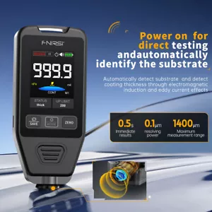 FNIRSI CTG-20 Car Paint Thickness Gauge Electroplate Coating Thickness Gauge - Picture 1 of 23