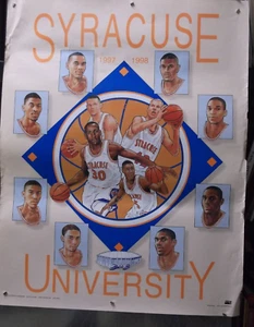 1997-98 Syracuse Orangemen Promotional Poster 26x33 - Picture 1 of 5