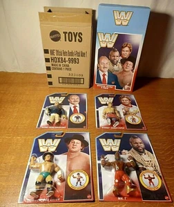WWE WWF Official Retro 4-PACK  Mr T, Roddy Piper Exclusive COLLECTION MATTEL MOC - Picture 1 of 12