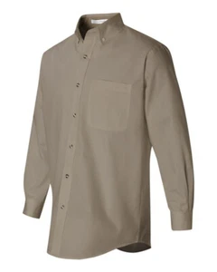 FeatherLite Long Sleeve Stain-Resistant Twill Shirt 3281 - Sandalwood/Stone 6XL - Picture 1 of 1
