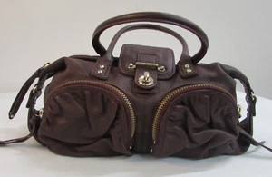 Botkier Mujeres Cuero Genuino Bianca Vino Cartera Bolso de Mano Doble Asa Cartera - Imagen 1 de 8