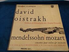 Vinl LP - David Oistrakh - Mendelssohn - Mozart