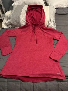 Maurice’s In Motion 1/4 Zip Hooded Pullover, Women’s M, Magenta, SolidSide Panel - Picture 1 of 14