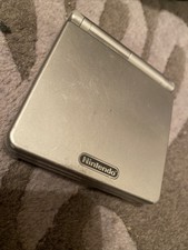 Nintendo Game Boy Advance SP Silver/Platinum Handheld System