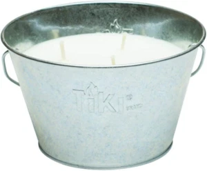 Citronella Kerze 28 Unzen - Dreidocht Metalleimer mit Deckel (Silber) - Lang-L - Bild 1 von 12