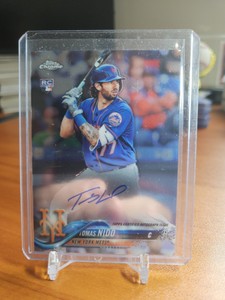 2018 Topps Chrome #RA-TN Tomas Nido RC Auto NEW YORK METS
