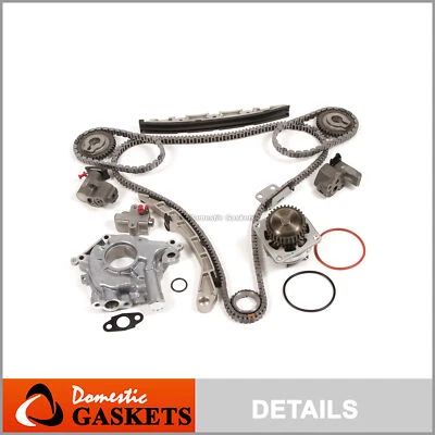 Kit de bomba de aceite y agua cadena de distribución Fit 02-07 Nissan Murano 350Z G35 FX35 3.5 VQ35DE Foto 1 de 4