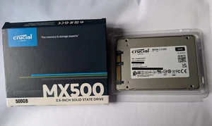 Crucial MX500 500GB, 2,5", SATA III Interne SSD (CT500MX500SSD1) - Bild 1 von 1