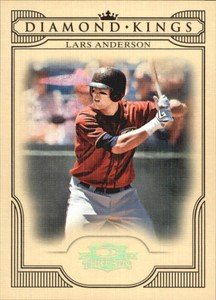 2008 Donruss Threads Diamond Kings Gold Multi-Sport Card #4 Lars Anderson /100