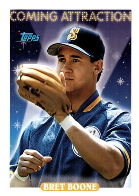 1993 Topps #808 Bret Boone - Image 1 of 2