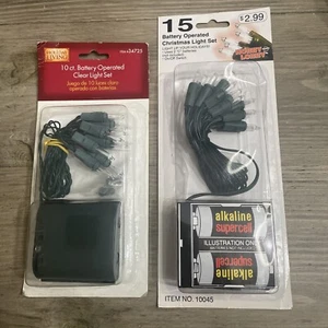Batteriebetriebene Urlaubslichtsets 2 Packungen - Neu - Bild 1 von 6