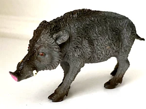 Très belle Figurine Sanglier réaliste léger 9cm état Neuf - Imagen 1 de 5