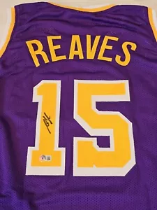 Austin Reaves Autographed/Signed Jersey Beckett Sticker Purple Custom Jersey - Picture 1 of 7