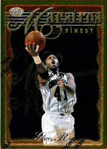 1996 CHARLOTTE HORNETS NBA Card GLEN RICE Topps Finest Maestros - Bild 1 von 3