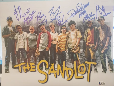 The Sandlot Autograph Signed 8 Cast Members Inscribed 11X14 PHOTO WITH COA #1 Cover