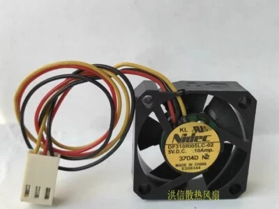 Nidec DF310R105LC-02 DC5V 0.10A 30*10MM 3-Pin Silent Cooling Fan - Image 1 of 3