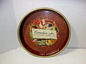 Canadian Ace Bier Metall Bier Serviertablett Vintage Breweriana Bar Taverne - Bild 1 von 7