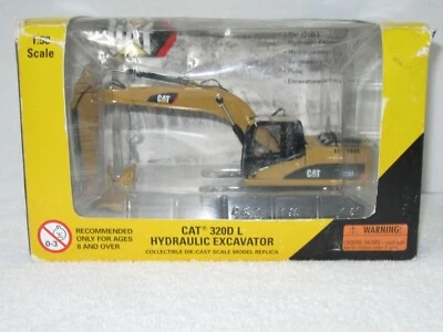 NORSCOT ~ CAT 320D L EXCAVATOR WITH METAL TRACKS ~ 55214 ~ 1:50 SCALE - Image 1 of 4