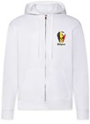 Belgium Football Comet Zipper Hoodie belgian Soccer Flag World Championship
