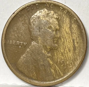 1919-S Lincoln Wheat Cent Woody Improper Alloy Mix Error Unique Eye Appeal - Picture 1 of 4