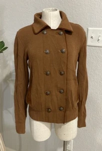 St John Wolle Wildleder Kaschmir Braun Herbst Pullover Medium - Bild 1 von 10