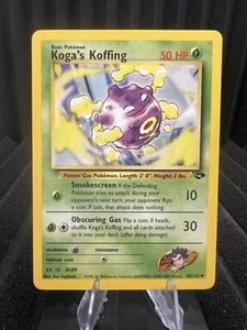 Koga's Koffing 48/132 - Desafío Gimnasio Edición Ilimitada - WOTC Pokemon LP - Imagen 1 de 2