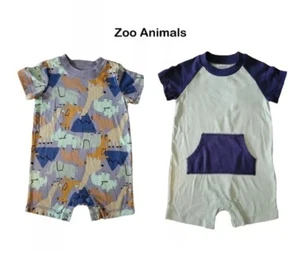 Pagliaccetto Carter's Neonato e Bambino Ragazzo 2 Pezzi Manica Corta Set 6-9M Nuovo con etichette - Foto 1 di 3