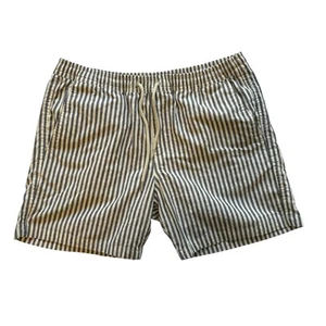 NO NATIONALITY Shorts Draw String Men's Medium Blue Striped NNO7 - Picture 1 of 6