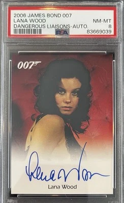 2006 JAMES BOND DANGEROUS LIAISONS LANA WOOD AS PLENTY O'TOOLE AUTOGRAPH PSA 8 - Image 1 of 2