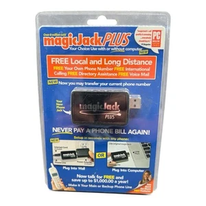 MAGIC JACK PLUS➕| FREE LOCAL & LONG DISTANCE CALLING UNIT | SEALED - Bild 1 von 2