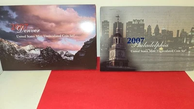 2007 P&D Mint Set Brilliant Uncirculated US with COAs (28 Coin Set) - Image 1 of 2