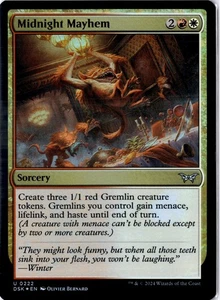Midnight Mayhem Duskmourn: House of Horror Foil 222 DSK MTG - Picture 1 of 2