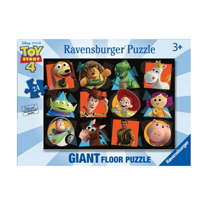Rompecabezas Ravensburger 24 piezas Disney Toy Story 4 rompecabezas de piso gigante 5562-3 Foto 1 de 1