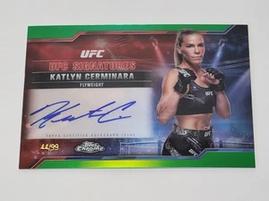2025 Topps Chrome UFC Katlyn Chookagian UFC Signatures Auto - Picture 1 of 4