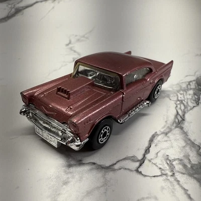 Vintage 1979 Matchbox '57 Chevy Pink Diecast Car Superfast 1:64 Rare England HTF - Image 1 of 4