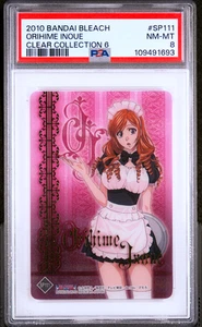 PSA 8 BLEACH Orihime Inoue Bandai Clear Collection 6 SP111 Japanese 2010 - Picture 1 of 2