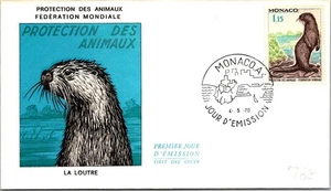 Monaco SC# 765 FDC 1970 The Otter Animal Protection - A02715 - Picture 1 of 2