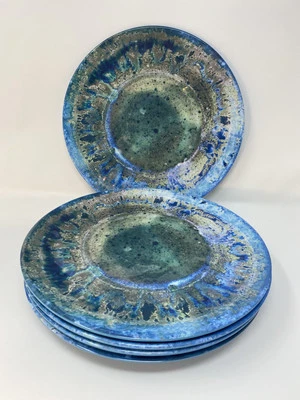 David D Sanchez Melamina Radiance 6 Platos de Cena 11" Certificado Internacional Foto 1 de 4