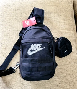 Nike Unisex Sling Bag Backpack NWT School Carry On Shoulder Bag - Picture 1 of 6