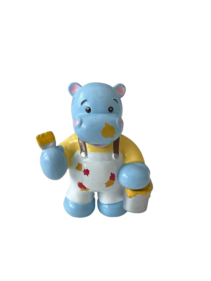 Figura PVC Hipopótamo Pintura Webkinz Vintage 2" Alto Sin Código Foto 1 de 1
