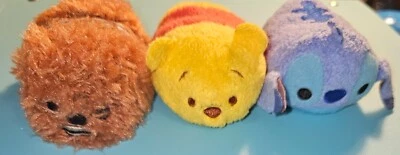 Disney Tsum Tsum - Winnie the Pooh - Chewbacca - Stitch - Image 1 of 4