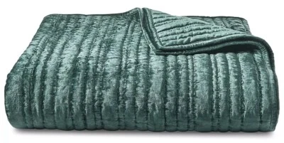 Hotel Collection Terciopelo Completo/Queen Cobertor Esmeralda (Verde) Nuevo Paquete Abierto Foto 1 de 4