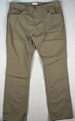 Jeans masculino Freeworld sarja jeans trem próximo 40/33 bege ajuste regular Tech Jeans - Imagem 1 de 4