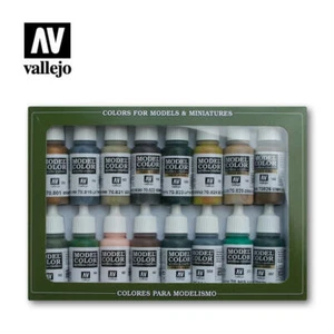 Juego de colores modelo Vallejo nuevo en caja - camuflaje alemán Segunda Guerra Mundial (x16) - Imagen 1 de 1