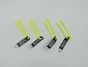 Nite Ize 4-Pack Gear Tie Reusable Rubber Twist Tie, 6" - Neon Yellow - Picture 1 of 1