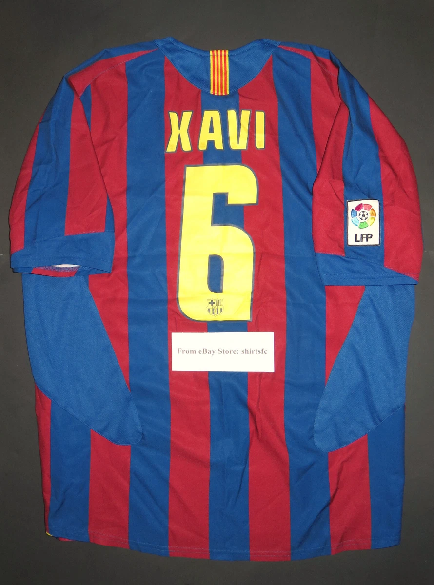 FC Barcelona Xavi Hernandez International Club Soccer Fan Apparel