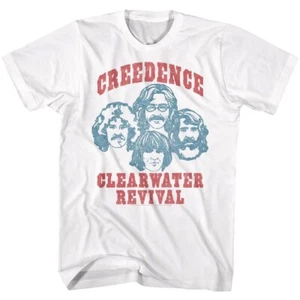 Creedence Clearwater Revival T-Shirt CCR BAND Adult Music New Official White - Picture 1 of 3